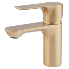 Змішувач для умивальника HAIBA MILANO 001 BRUSHED GOLD (Колір матове золото) (HB9619)