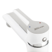 Змішувач для умивальника MIXXUS PREMIUM EDEM 001 WHITE (Колір білий/хром) (MI5843)