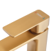 Змішувач для умивальника високий HAIBA KUBUS 001 HIGH NUT BRUSHED GOLD (Колір матове золото) (HB9623)