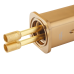 Змішувач для умивальника високий HAIBA KUBUS 001 HIGH NUT BRUSHED GOLD (Колір матове золото) (HB9623)