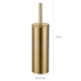 Йоржик для унітазу підлоговий MIXXUS ELLIPSE-TB0202 BRUSHED GOLD (колір матове золото) (MI8401) Йоржик для унітазу підлоговий MIXXUS ELLIPSE-TB0202 BRUSHED GOLD (колір матове золото) (MI8401)