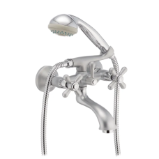 Змішувач для ванни HAIBA DOMINOX 142 SATIN (Колір сатин) (HB0066)