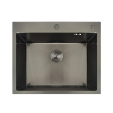 Мийка з нерж. сталі MIXXUS MH6050 GRAPHITE (3.0/0.8) (Колір графіт) (MX1933)