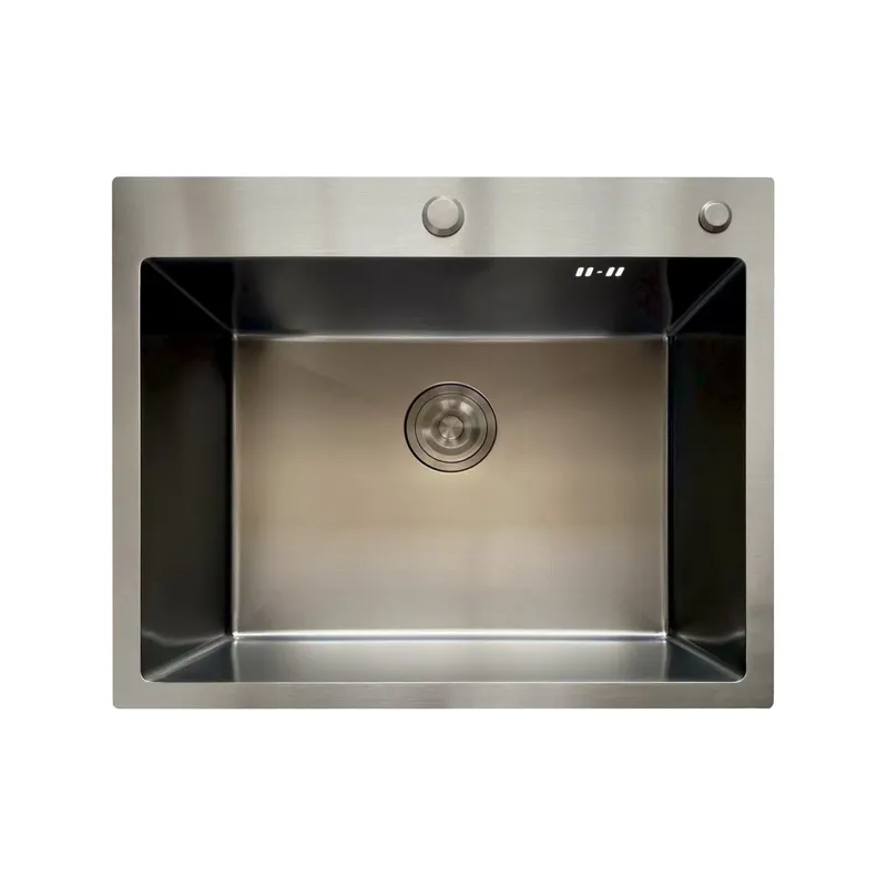 Мийка з нерж. сталі MIXXUS MH6050 MICRO DECOR GRAPHITE (3.0/0.8) (колір графіт) (MI8221) Мийка з нерж. сталі MIXXUS MH6050 MICRO DECOR GRAPHITE (3.0/0.8) (колір графіт) (MI8221)