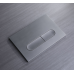 Панель змиву KOER KT-0608-07 240x160x10mm пластикова, кнопка закруглена (колір графіт) (KR6128)