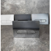 Панель змиву KOER KT-0608-07 240x160x10mm пластикова, кнопка закруглена (колір графіт) (KR6128)
