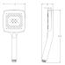 Лійка для душу KOER KP-0409-01, 4 функції (Колір хром) (KR5413) Лійка для душу KOER KP-0409-01, 4 функції (Колір хром) (KR5413)