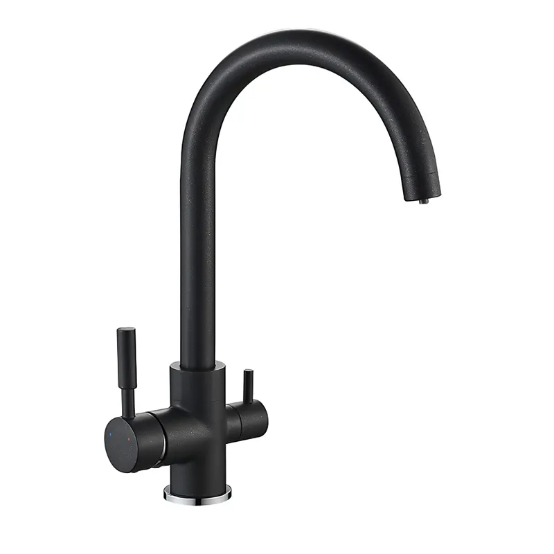 Змішувач для кухні MIXXUS PREMIUM MAFIN 021 BLACK з виходом для питної води (Колір чорний) (MI5931) Змішувач для кухні MIXXUS PREMIUM MAFIN 021 BLACK з виходом для питної води (Колір чорний) (MI5931)