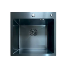 Мийка з нерж. сталі MIXXUS MH5050 MICRO DECOR BLACK (3.0/0.8) (колір чорний) (MI8215)