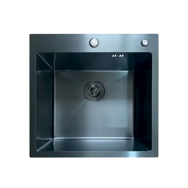 Мийка з нерж. сталі MIXXUS MH5050 MICRO DECOR BLACK (3.0/0.8) (колір чорний) (MI8215)