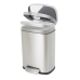 Відро для сміття з плавним закриттям прямокутне MIXXUS BEVEL-TC0105 SS COLOR 5л (колір нержавійка) (MI7086)
