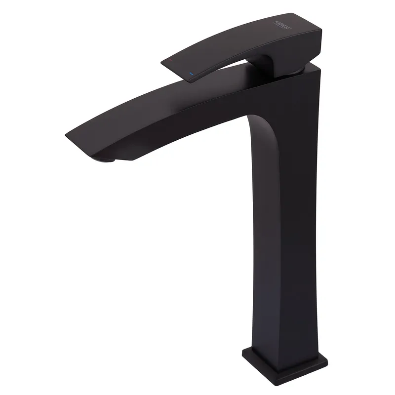 Змішувач для умивальника високий KOER KB-11007-05 (Колір чорний) (KR3441) Змішувач для умивальника високий KOER KB-11007-05 (Колір чорний) (KR3441)