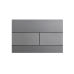 Панель змиву KOER KT-0603-07 240x160x10mm пластикова, кнопка лінійна (колір графіт) (KR5321)