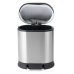 Відро для сміття з плавним закриттям овальне MIXXUS PREMIUM STRONG-TC0105 SS COLOR 5л (колір нержавійка) (MI7080)