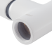 Змішувач для кухні HAIBA ALEX 018 NUT WHITE-CHROME (Колір білий хром) (HB9569)