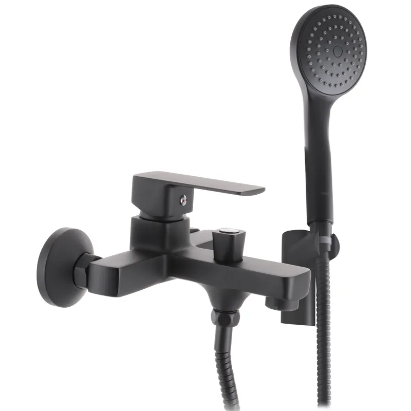 Змішувач для ванни HAIBA KUBUS 009 EURO BLACK (Колір чорний) (HB3932) Змішувач для ванни HAIBA KUBUS 009 EURO BLACK (Колір чорний) (HB3932)