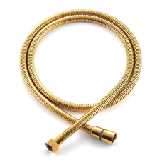 Шланг для душу KOER KB-0801-150-10 GOLD, обплетка нержавіюча сталь 150 см (Колір золото) (KR4806)