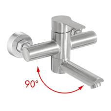 Змішувач для ванни HAIBA DAX-009 EURO з нерж. сталі SUS304 (Колір нерж) (HB9613)