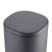 Відро для сміття з плавним закриттям овальне MIXXUS PREMIUM OLIVARY-TC0105 GRAPHITE 5 л (колір графіт) (MI7063)