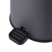 Відро для сміття з плавним закриттям овальне MIXXUS PREMIUM OLIVARY-TC0105 GRAPHITE 5 л (колір графіт) (MI7063)