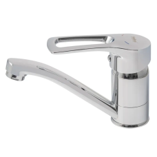 Змішувач для умивальника HAIBA FOCUS 555-15CM NUT (Колір хром) (HB0135)