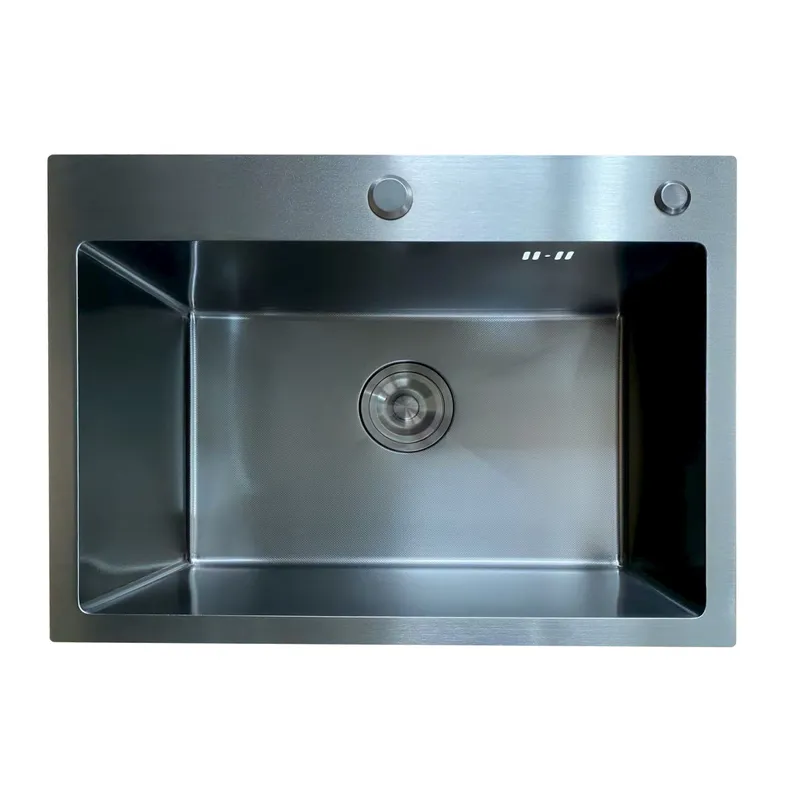 Мийка з нерж. сталі MIXXUS MH5843 MICRO DECOR BLACK (3.0/0.8) (колір чорний) (MI8219)