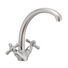 Змішувач для кухні HAIBA DOMINOX 273 SATIN (Колір сатин) (HB0083)