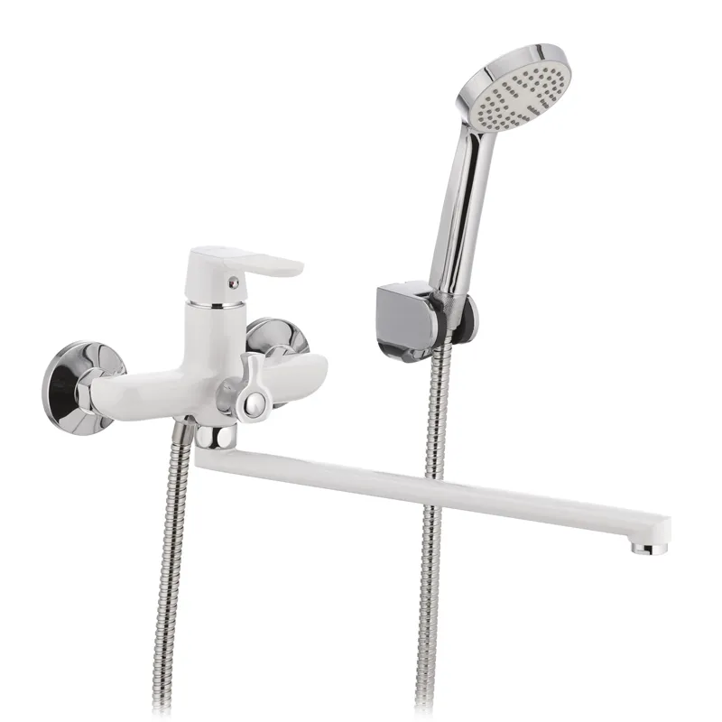 Змішувач для ванни MIXXUS PREMIUM TIGER 006 EURO WHITE (Колір білий) (MI0572)