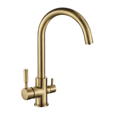 Змішувач для кухні MIXXUS PREMIUM MAFIN 021 BRONZE з виходом для питної води (Колір бронза) (MI5932)
