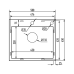 Мийка з нерж. сталі MIXXUS MH5045 DECOR GRAPHITE (3.0/0.8) (колір графіт) (MI8310)