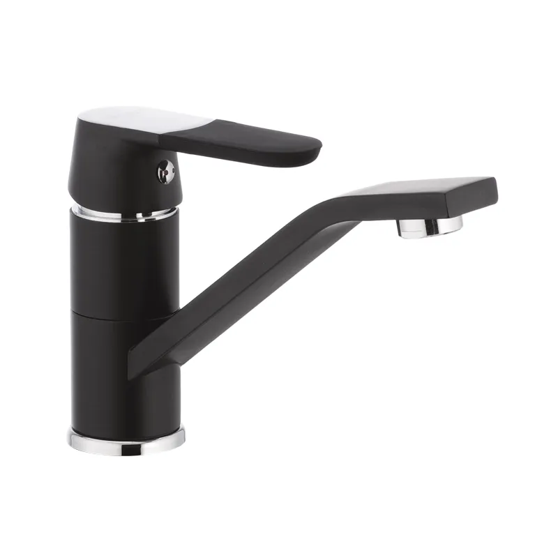 Змішувач для умивальника MIXXUS PREMIUM TIGER 555-15cm NUT BLACK (Колір чорний) (MI0568)