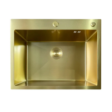 Мийка з нерж. сталі MIXXUS MH6050 MICRO DECOR BRUSHED GOLD (3.0/0.8) (колір матове золото) (MI8222)