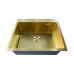 Мийка з нерж. сталі MIXXUS MH6050 MICRO DECOR BRUSHED GOLD (3.0/0.8) (колір матове золото) (MI8222)