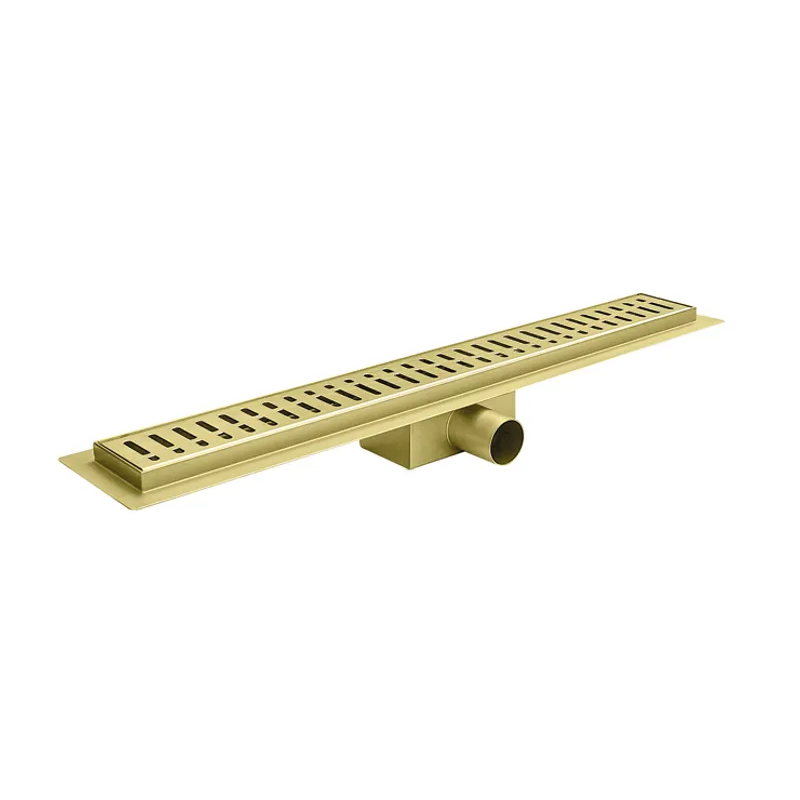 Душовий трап KOER FD35-70x500-BRUSHED GOLD з нерж. сталі SUS304 70x500мм (Кол.мат.золото) (AC0716)
