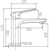 Змішувач для умивальника KOER KB-10031-12 (Колір матове золото) (KR5973)