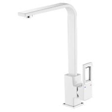 Змішувач для кухні MIXXUS PREMIUM DANTE 017 WHITE-CHROME (Колір білий/матовий хром) (MI6796)