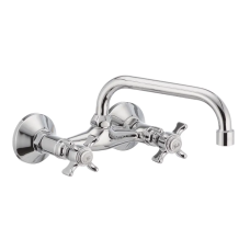 Змішувач для кухні настінний HAIBA ZEUS 361-G (Колір хром) (HB0440)