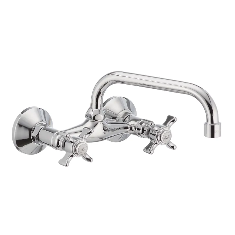 Змішувач для кухні настінний HAIBA ZEUS 361-G (Колір хром) (HB0440) Змішувач для кухні настінний HAIBA ZEUS 361-G (Колір хром) (HB0440)