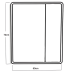 Дзеркальна шафка MIXXUS PREMIUM OLIVARY CM01-60x70x13 з LED Touch, димером, рег. яскравості (MI8294) Дзеркальна шафка MIXXUS PREMIUM OLIVARY CM01-60x70x13 з LED Touch, димером, рег. яскравості (MI8294)
