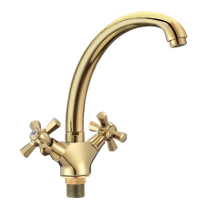 Змішувач для кухні MIXXUS PREMIUM RETRO GOLD-273 (Колір золото) (MI5851)