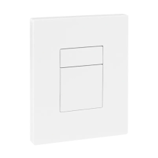 Панель змиву KOER KT-0607-03 157x198x3mm пластикова, кнопка квадратна (колір білий) (KR5714)