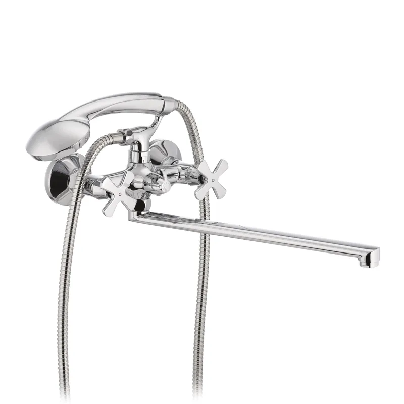Змішувач для ванни MIXXUS PREMIUM FOBOS 140 EURO (Колір хром) (MI0615)