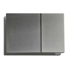 Панель змиву KOER KT-0610-07 240x160x32mm пластикова, кнопка квадратна (колір графіт) (KR6138)