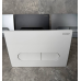 Панель змиву KOER KT-0608-03 240x160x10mm пластикова, кнопка закруглена (колір білий) (KR6123)