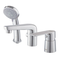Змішувач на борт ванни HAIBA ALEX 022 (3-HOLE) (Колір хром) (HB3945)