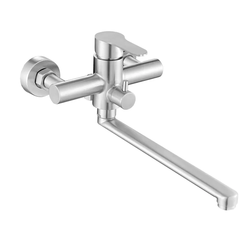 Змішувач для ванни HAIBA DAX-006 EURO з нерж. сталі SUS304 (Колір нерж) (HB9612) Змішувач для ванни HAIBA DAX-006 EURO з нерж. сталі SUS304 (Колір нерж) (HB9612)