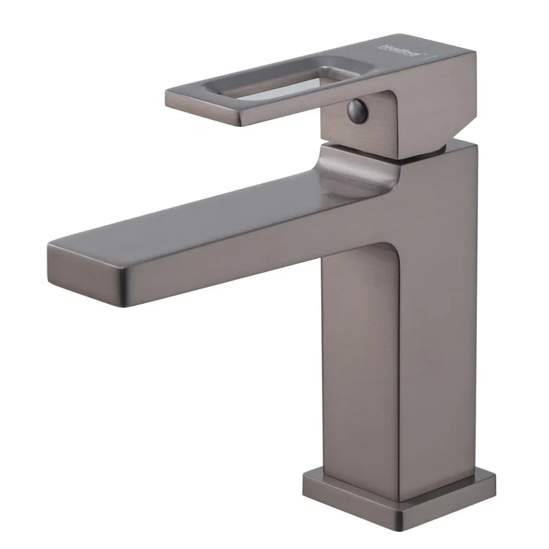 Змішувач для умивальника HAIBA KANT 001 NUT GRAPHITE (Колір графіт) (HB9664)