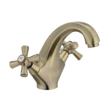 Змішувач для умивальника MIXXUS PREMIUM RETRO BRONZE-161 (Колір бронза) (MI1650)
