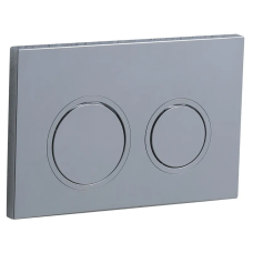 Панель змиву KOER KT-0605-01 220x140x12mm пластикова, кнопка кругла (колір хром) (KR5317)
