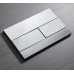 Панель змиву KOER KT-0603-01 240x160x10mm пластикова, кнопка лінійна (колір хром) (KR5319) Панель змиву KOER KT-0603-01 240x160x10mm пластикова, кнопка лінійна (колір хром) (KR5319)